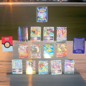 Pokemon Holofoil Trading Card Lot Multicolor
